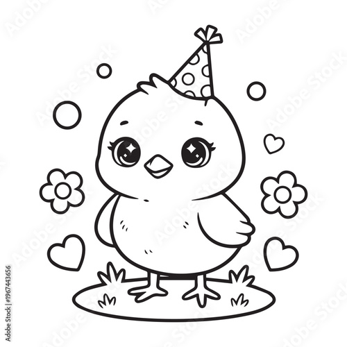 Bold and Easy Cute Easter Coloring Pages