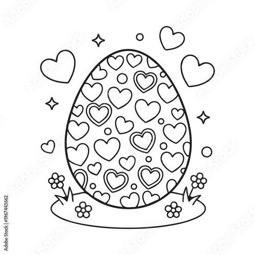 Bold and Easy Cute Easter Coloring Pages