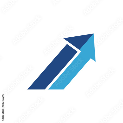 Upward Arrow Symbolizing Growth and Progress in Business and Finance.