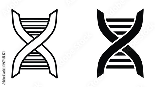 Comparison of dna helix representations with different visual styles