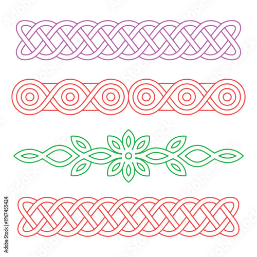 Intricate cross-stitch and embroidery design patterns for textile crafting