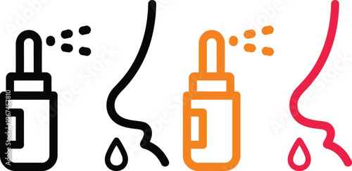 A collection of stylized number eights in various bold colors and styles