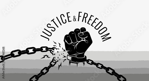 Breaking free for justice and freedom.