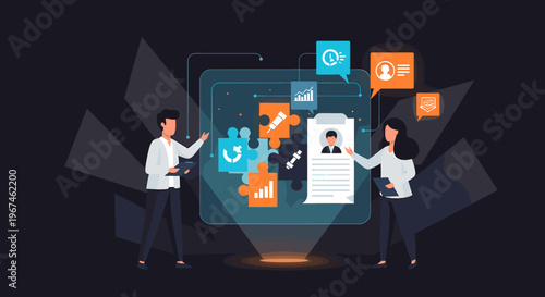 A dark background with a gray rectangle in the corner, a simple and modern design element.