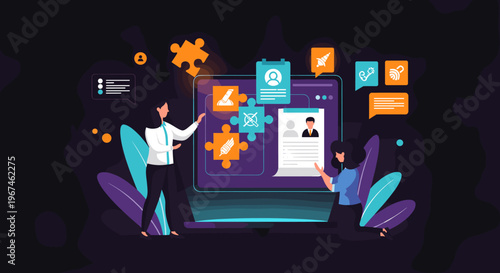 A dark background with a subtle gradient and abstract shapes, ideal for adding text or graphics in a design or presentation.