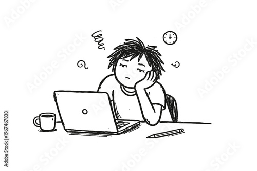 Icon nothing lines style imperfect minimal aesthetic image concept simple uneven vector