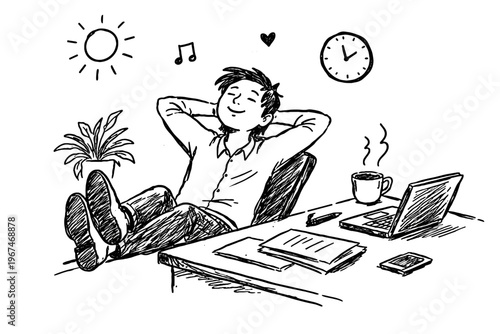 Concept taking minimal simple generation white doodle vector messy sketch image lines