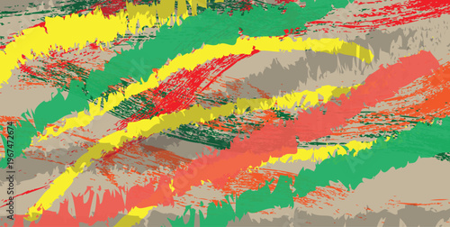 Colorful abstract geometric patterns in vibrant shades