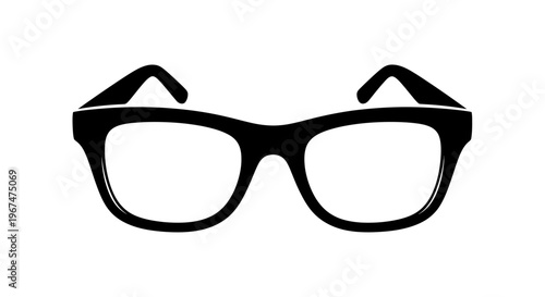 Classic Black Frame Eyeglasses for Vision and Style.