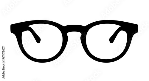 Stylish black frame eyeglasses for clear vision.