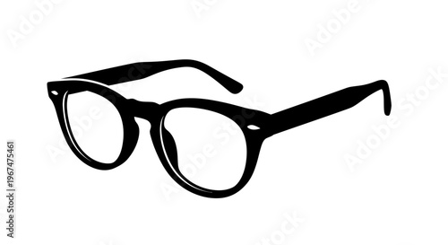 Stylish black frame eyeglasses for vision correction and fashion accessory.