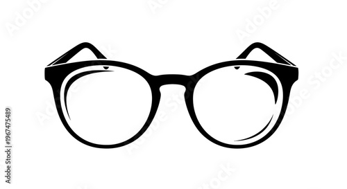 Stylish black frame eyeglasses for vision correction and fashion accessory.
