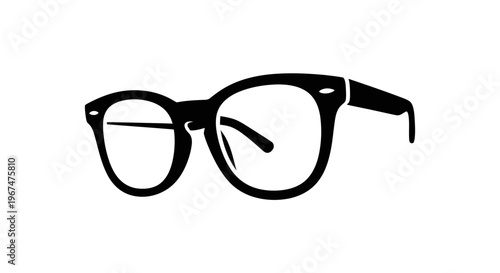 Stylish Black Rimmed Glasses for Vision and Fashion.