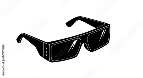 Stylish Black Sunglasses for Eye Protection and Fashion Accessory.
