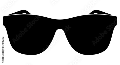 Stylish black sunglasses for sun protection and fashion accessory.