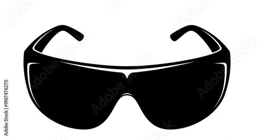 Stylish black sunglasses for sun protection and fashion accessory.