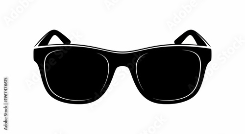 Stylish black sunglasses with a classic design.