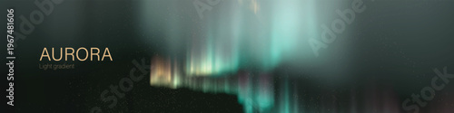 aurora light gradient smooth celestial glow background
