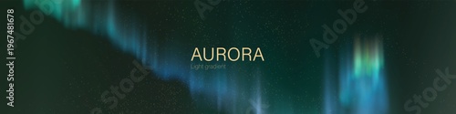 aurora light gradient soft night sky glow