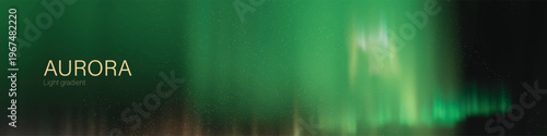 aurora light gradient glowing celestial atmosphere design