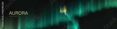 aurora light gradient elegant colorful night design
