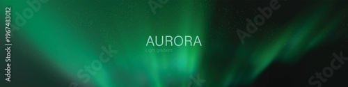 aurora light gradient smooth polar sky illumination