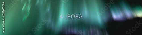 aurora light gradient colorful luminous night background