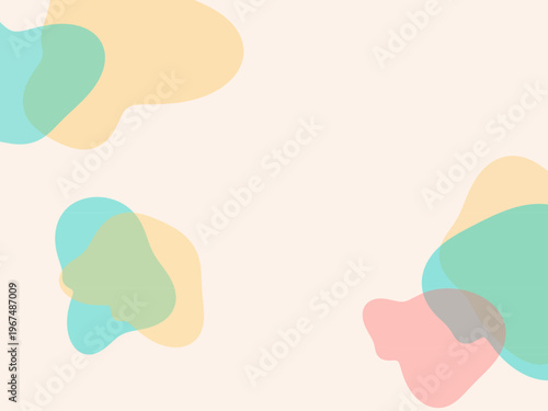 Modern Tech Startup Style Fluid Shapes Vector Wallpaper