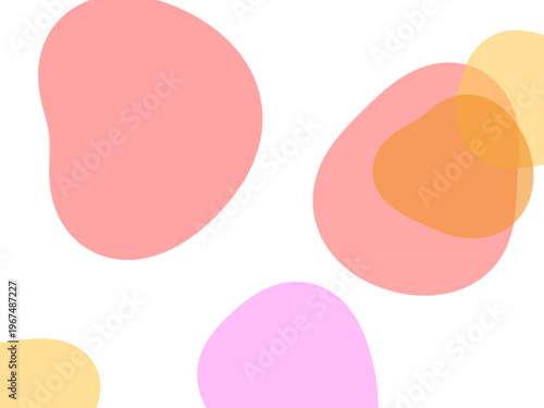 Modern Tech Startup Style Fluid Shapes Vector Wallpaper