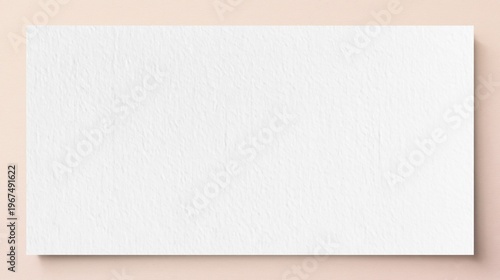 Empty Canvas Ready for Drawing or Painting in Minimalistic Setting