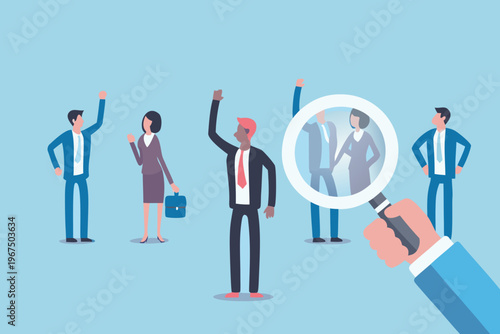 Searching for the right candidate among a group of diverse professionals