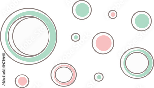 Soft pastel colored watercolor ink blots with soft edges pastel colors pink