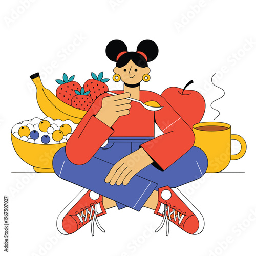 Digital Glitch Background with Distorted Text Effect