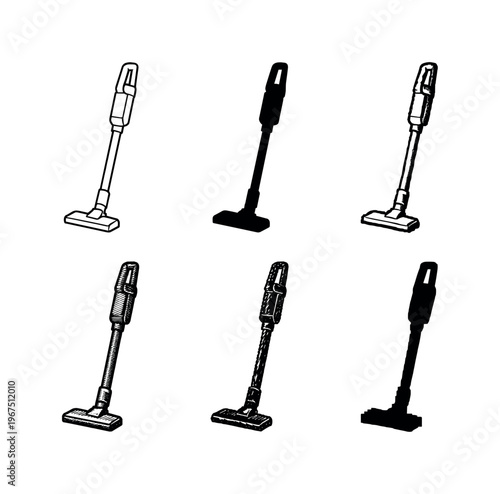 Stick vacuum cleaner with slim body and handheld design, intended for quick floor and surface cleaning