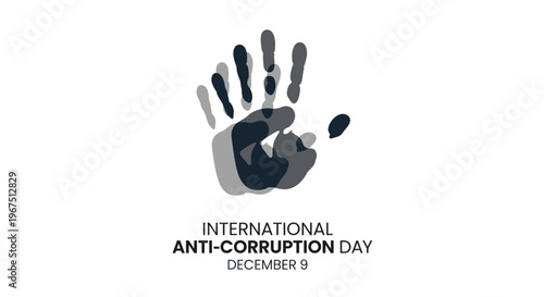 International Anti-Corruption Day awareness campaign logo.