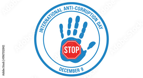 International Anti Corruption Day Stop Corruption.