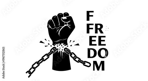 Breaking free from oppression and slavery.