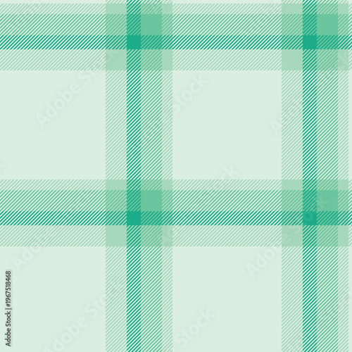 Vivid seamless background pattern, festive fabric textile tartan. Rag texture check vector plaid in light and green colors.