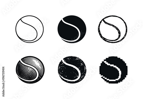 Bright tennis ball with curved seam line, designed for fast bounce and spin on clay or grass courts | Create ONE image containing