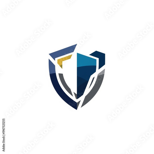 Free Download Abstract Shield Logo Design Element. - GFXLoad