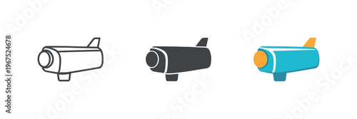 Within renewable infrastructure landscape context identical nacelle housing icons appear arranged left to right with consistent