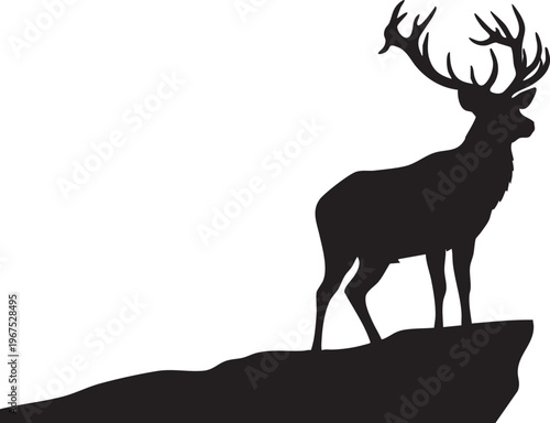 Black silhouette vector illustration set 3 isolated on white background