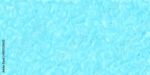 Tableau sur toile Light blue abstract water surface texture background with soft ripples, fluid li