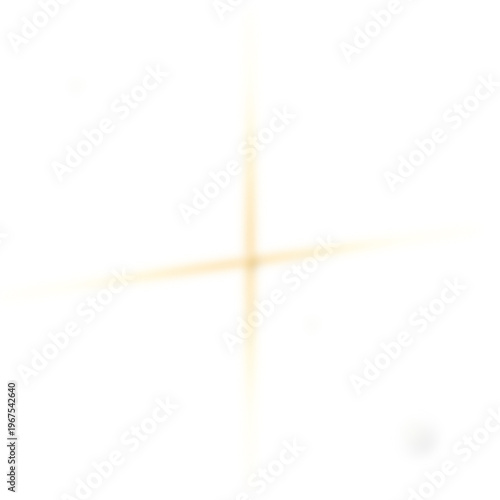 Abstract Optical Flare Effect, Sparkling Star for Cinematic Backlighting