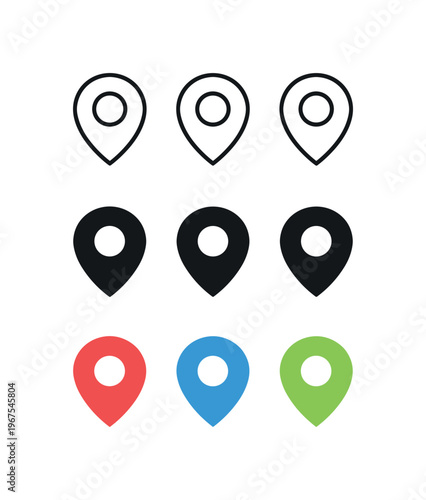 Arrived safely outcome represented using identical location pin icons displayed horizontally, same pin contours and inner circles