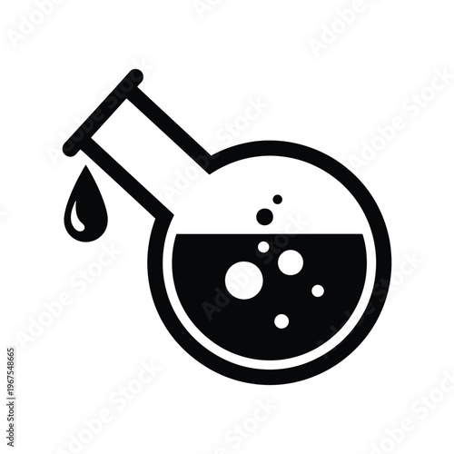 Colorant vector icon chemical additive sulfate symbol illustration