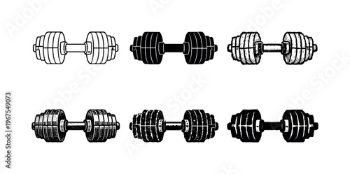 Adjustable dumbbell with stacked weight plates and locking mechanism, designed for versatile home and gym workouts | Create ONE