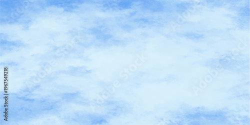 azure sky adorned with soft, billowy clouds, perfect for conveying tranquility and serenity.  