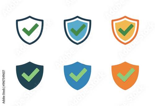 Visual metaphor for regulatory observance in commerce, built around a steady shield form paired with an approval mark,