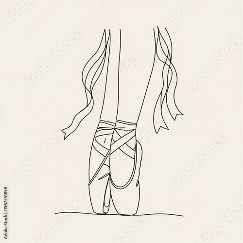 Female Figure Illustration Minimalist Artwork Simple Lines.